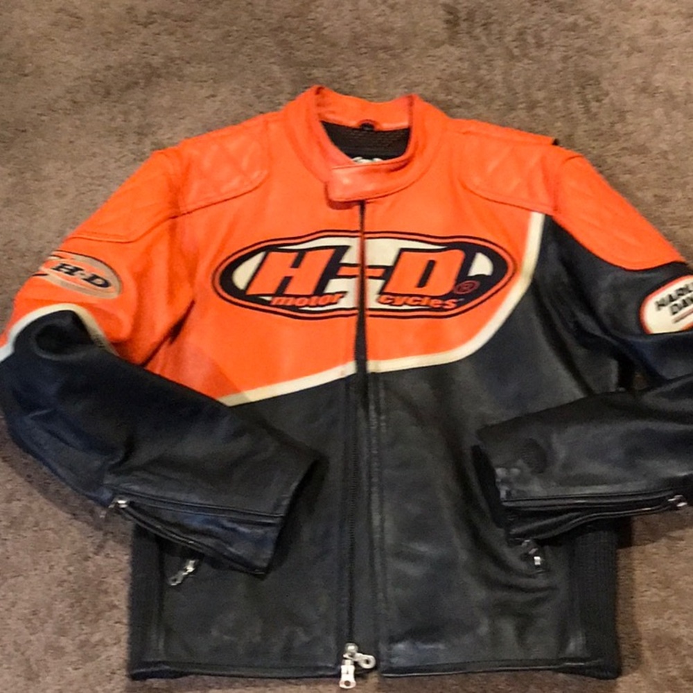 Men’s Like New Harley Davidson Leather Jacket Medium